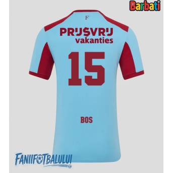 Feyenoord Jordan Bos #15 Tricou Fotbal Replică 2025-26 Barbati Treilea